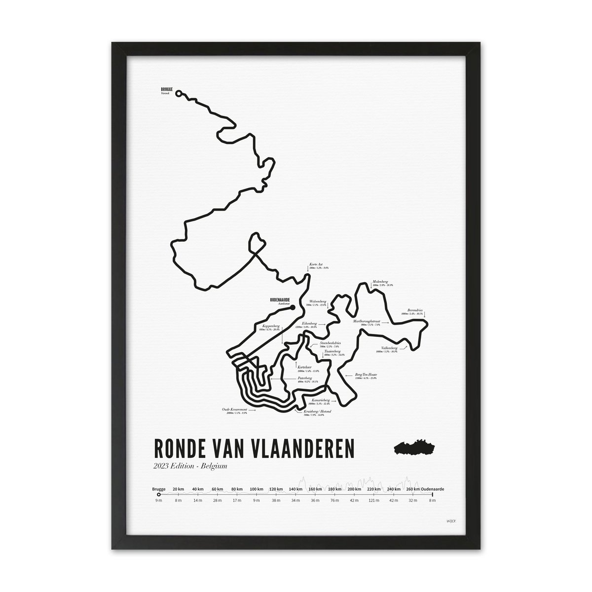 Poster von Tour von Flandern 2023 | WIJCK.